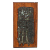 MID-CENTURY BRONZE RELIEF PLAQ