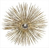 MID CENTURY BRUTALIST SUNBURST
