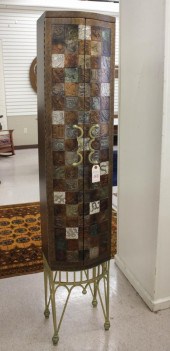 MID CENTURY CABINET ON STANDMI