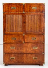 MID CENTURY CAMPAIGN STYLE CAB