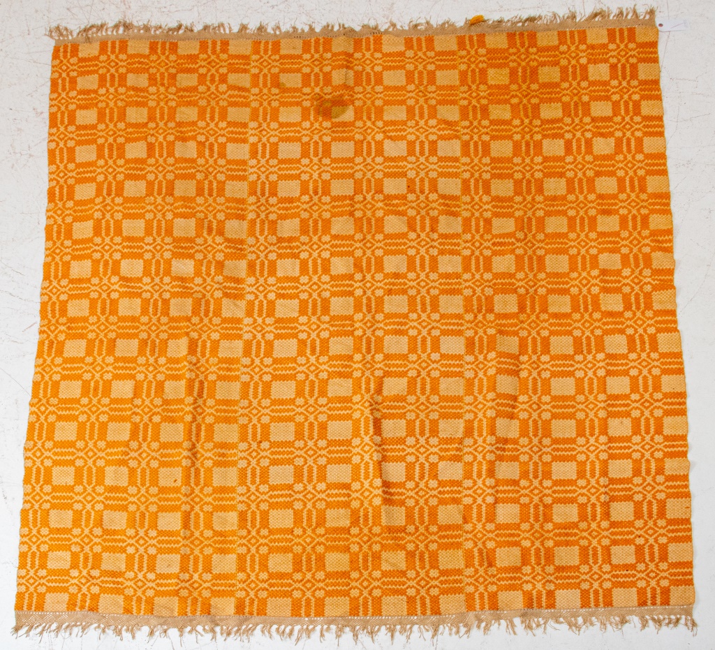 MID-CENTURY CARPET / COVERLET, 8'
