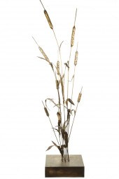MID CENTURY CATTAILS FLOOR SCU