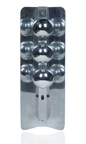 MID-CENTURY CHROME TABLE