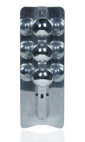 MID-CENTURY CHROME TABLE LAMPM