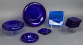 MID-CENTURY COBALT GLASS COAST