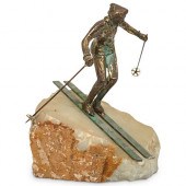 MID CENTURY CURTIS JERE BRONZE