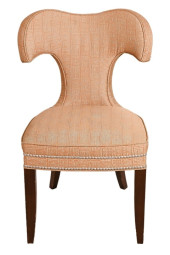 MID CENTURY CUSTOM UPHOLSTERED