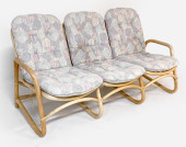 MID-CENTURY DANISH BAMBOO SOFA