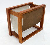 MID-CENTURY DANISH TEAK & LEAT