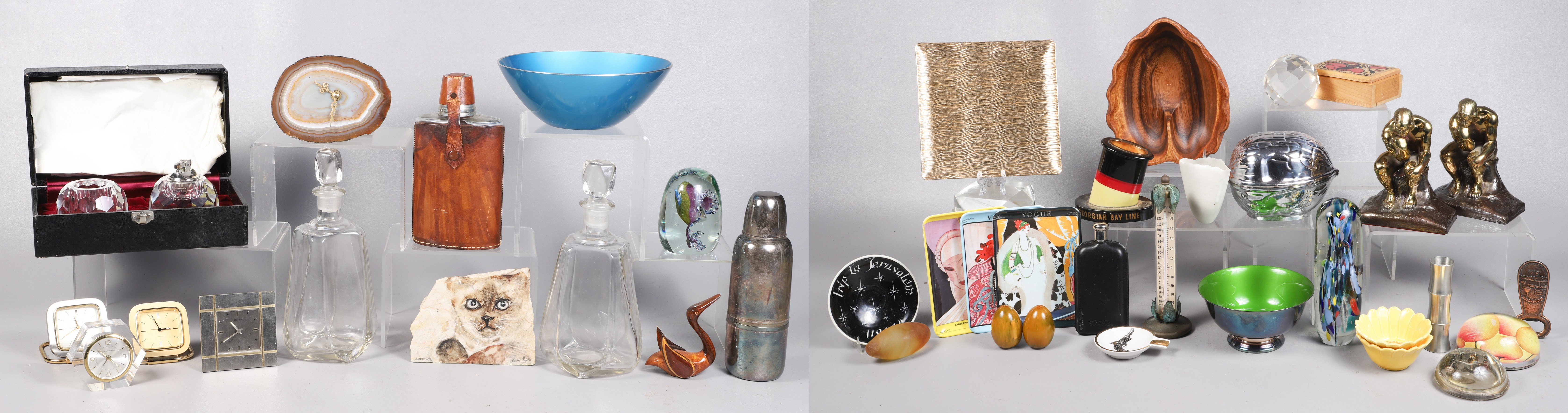 Mid-Century decorator grouping to