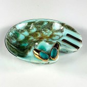 MID-CENTURY DELFT HAND PAINTED
