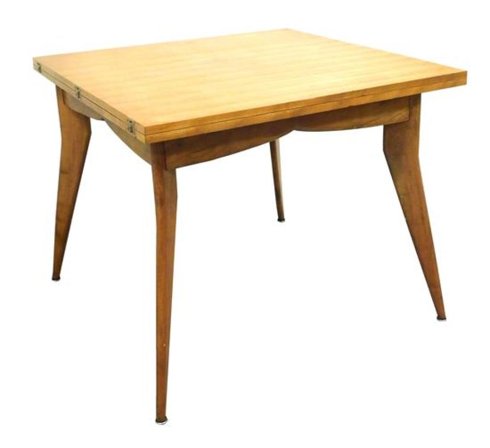 MID-CENTURY DINING TABLE, FOLDING