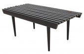 MID-CENTURY EBONIZED WOOD SLAT