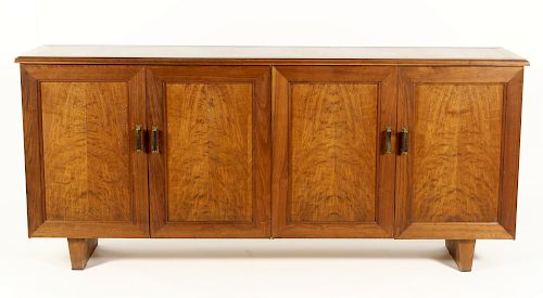 MID CENTURY FIGURAL OAK & WALNUT