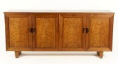MID CENTURY FIGURAL OAK & WALN