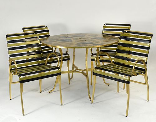 MID-CENTURY FIVE PIECE PATIO