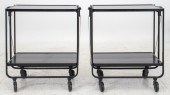 MID CENTURY FOLDABLE BLACK MET