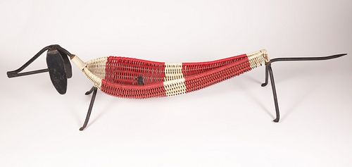 MID-CENTURY FOLK ART IRON AND