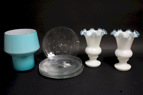MID CENTURY GLASS PIECESRosenthal