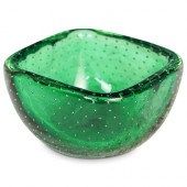 MID CENTURY GLASS VASEDESCRIPT