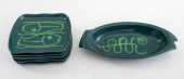 MID-CENTURY GLIDDEN POTTERY SE
