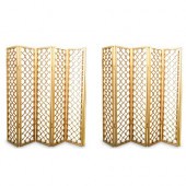 MID CENTURY GOLD ROOM DIVIDERS