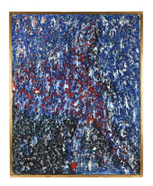 MID CENTURY HIGH IMPASTO ABSTR
