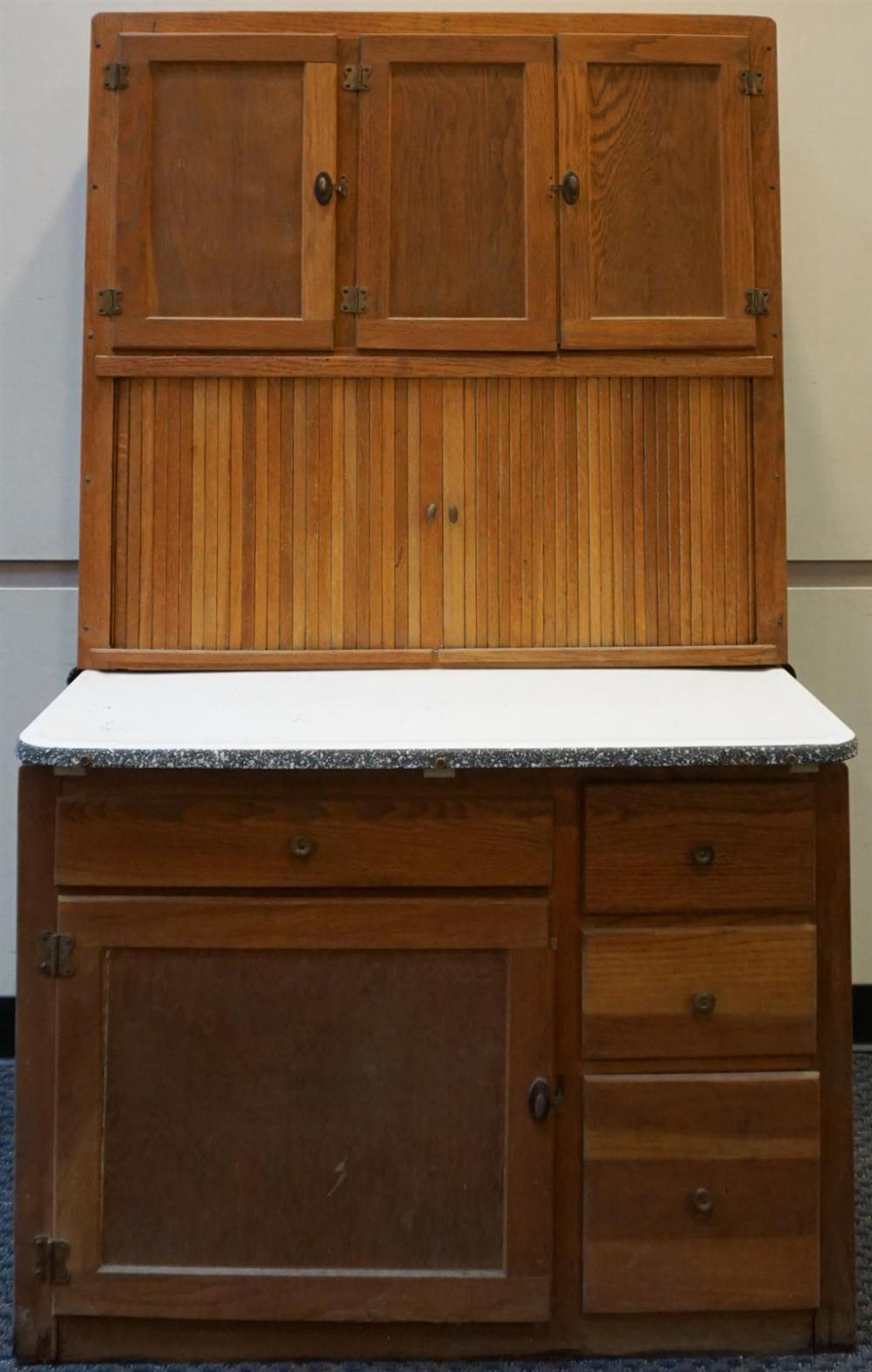 MID-CENTURY HOOSIER TAMBOUR FRONT