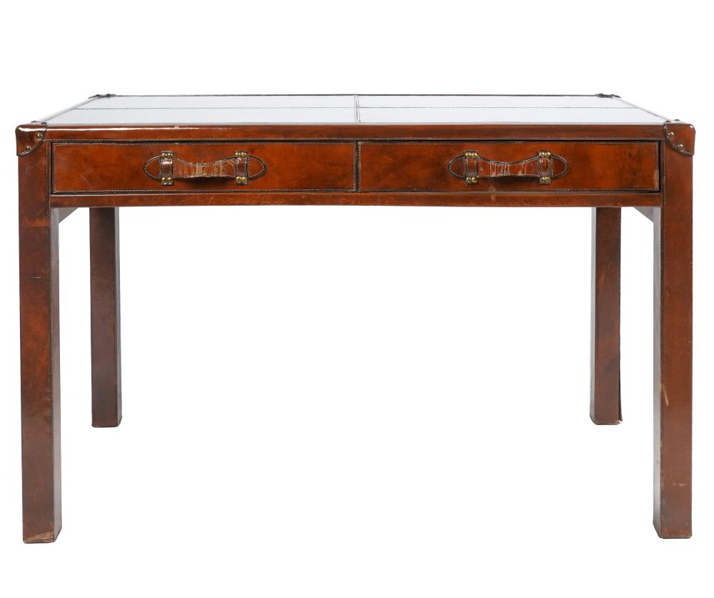 MID CENTURY ITALIAN LEATHER