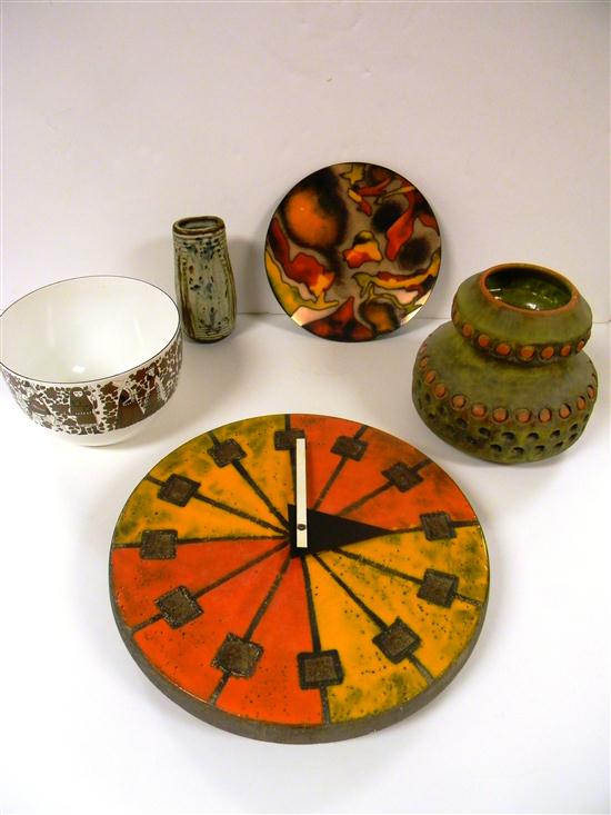 Mid Century Italian pottery wall