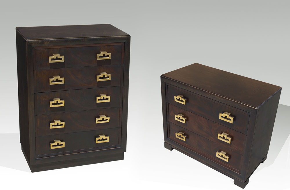 MID CENTURY KITTINGER TALL CHEST