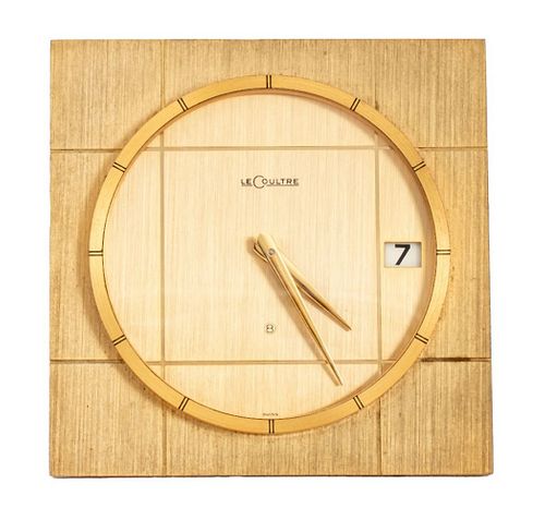 MID-CENTURY LECOULTRE DESK CLOCK