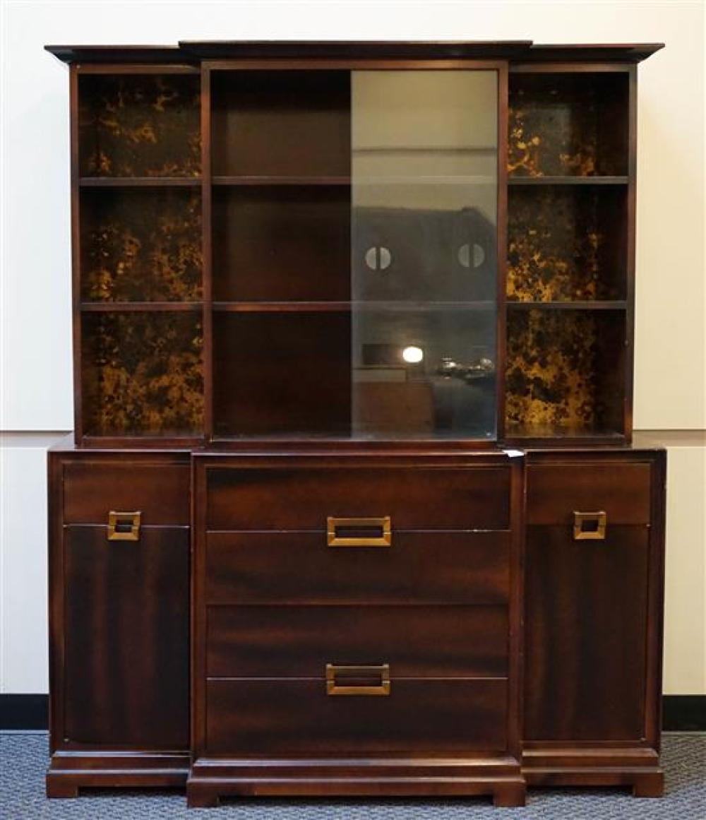 MID-CENTURY MAHOGANY STAINED WOOD