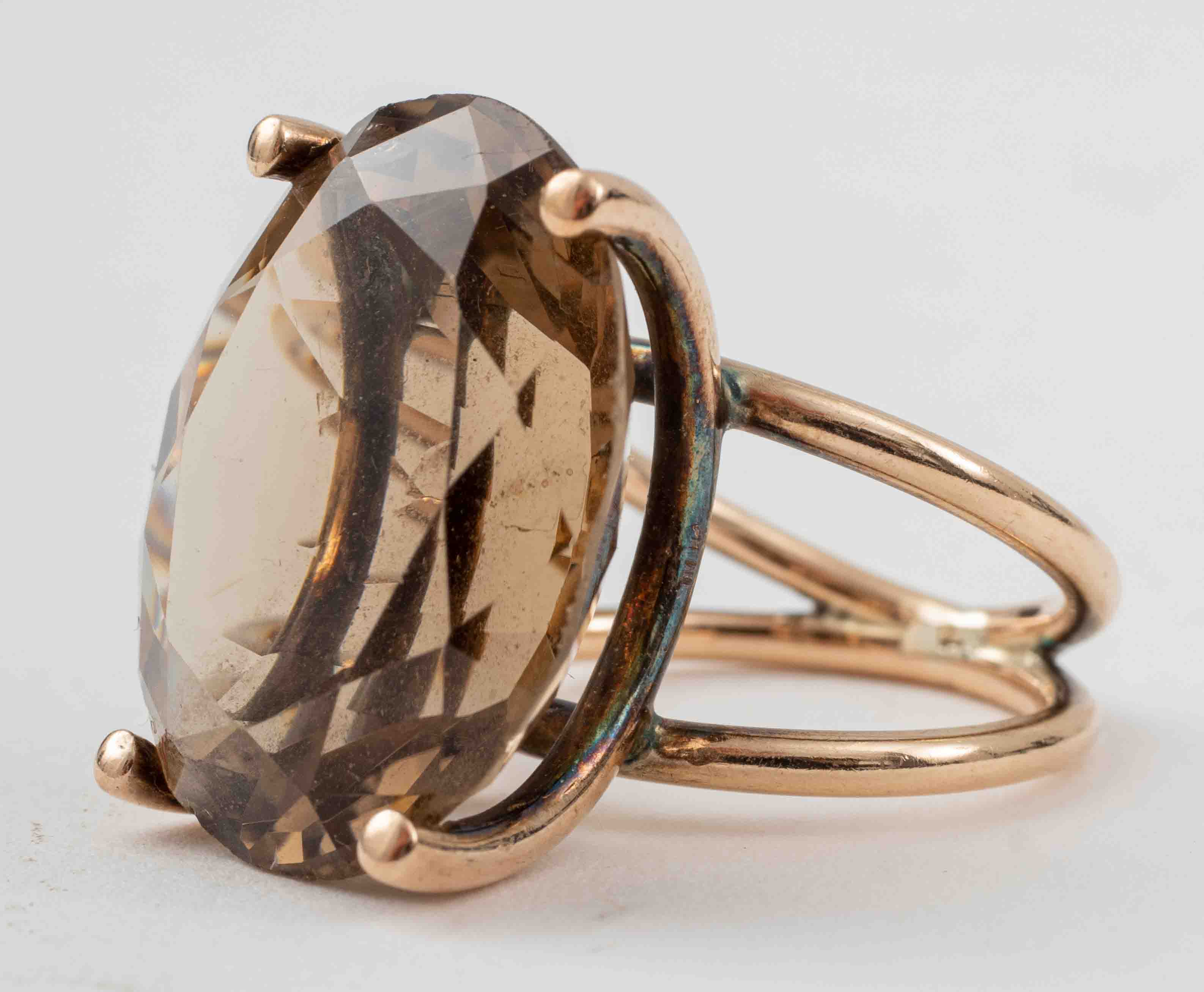 MID-CENTURY MODERN 10K ROSE GOLD
