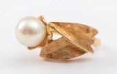 MID-CENTURY MODERN 14K GOLD PE