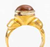 MID-CENTURY MODERN 18K YELLOW