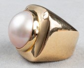MID-CENTURY MODERN 18K YELLOW
