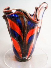 MID-CENTURY MODERN ART GLASS H