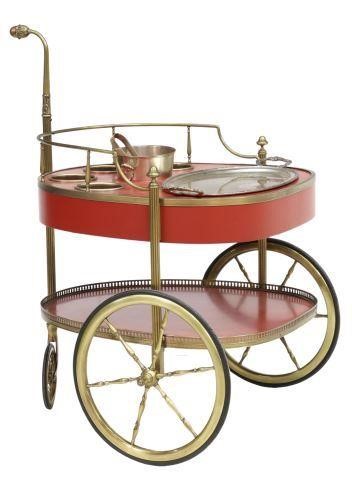 MID-CENTURY MODERN BAR CART &