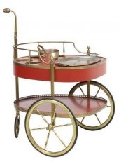 MID-CENTURY MODERN BAR CART &
