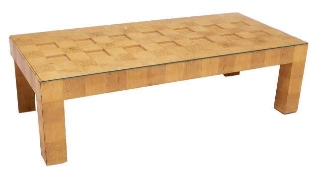 MID-CENTURY MODERN BIRDSEYE MAPLE