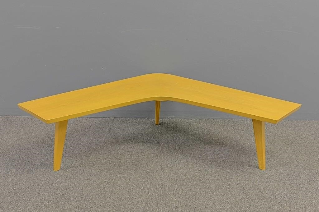 Mid-century modern blond wood