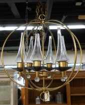 MID-CENTURY MODERN BRASS, ACRY