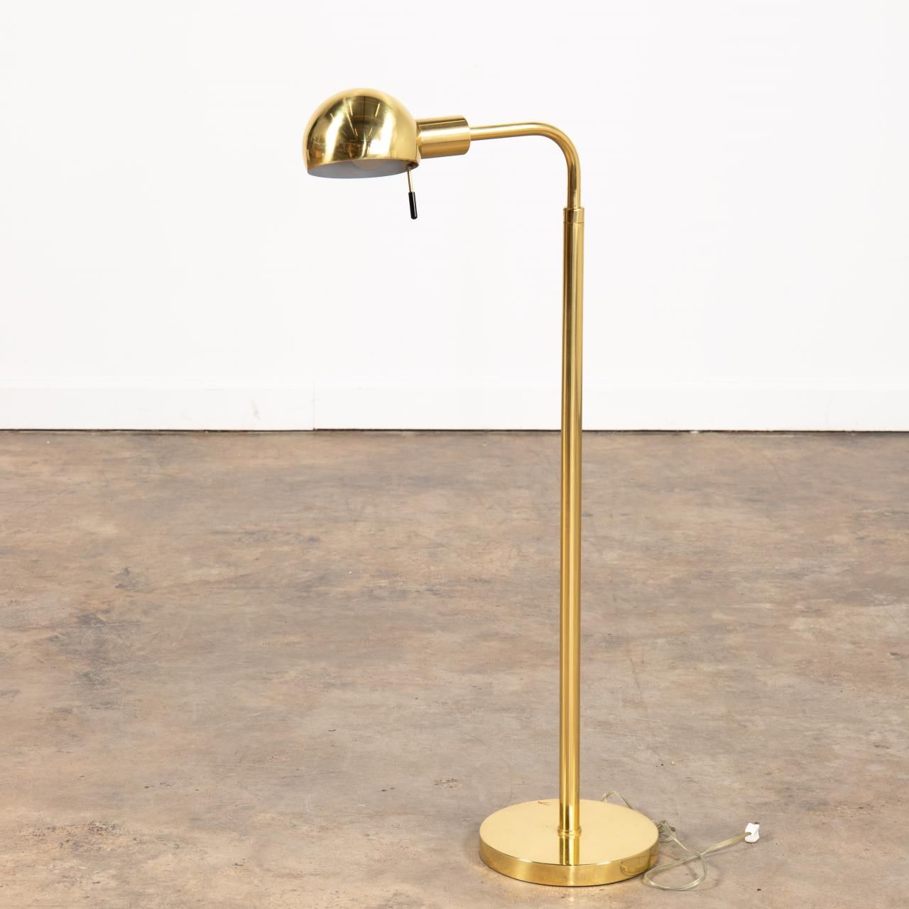 MID-CENTURY MODERN BRASS AND TEAL