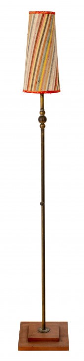 MID-CENTURY MODERN BRASS AND W
