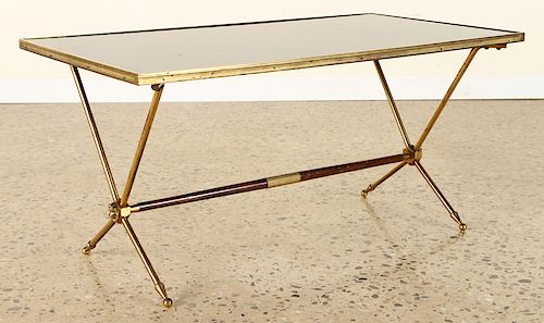 MID CENTURY MODERN BRASS BLACK
