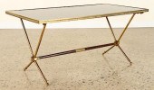 MID CENTURY MODERN BRASS BLACK