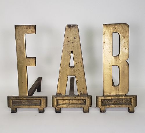 MID-CENTURY MODERN BRASS "FAB"