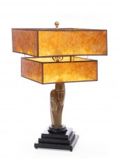 MID-CENTURY MODERN BRASS FIGUR