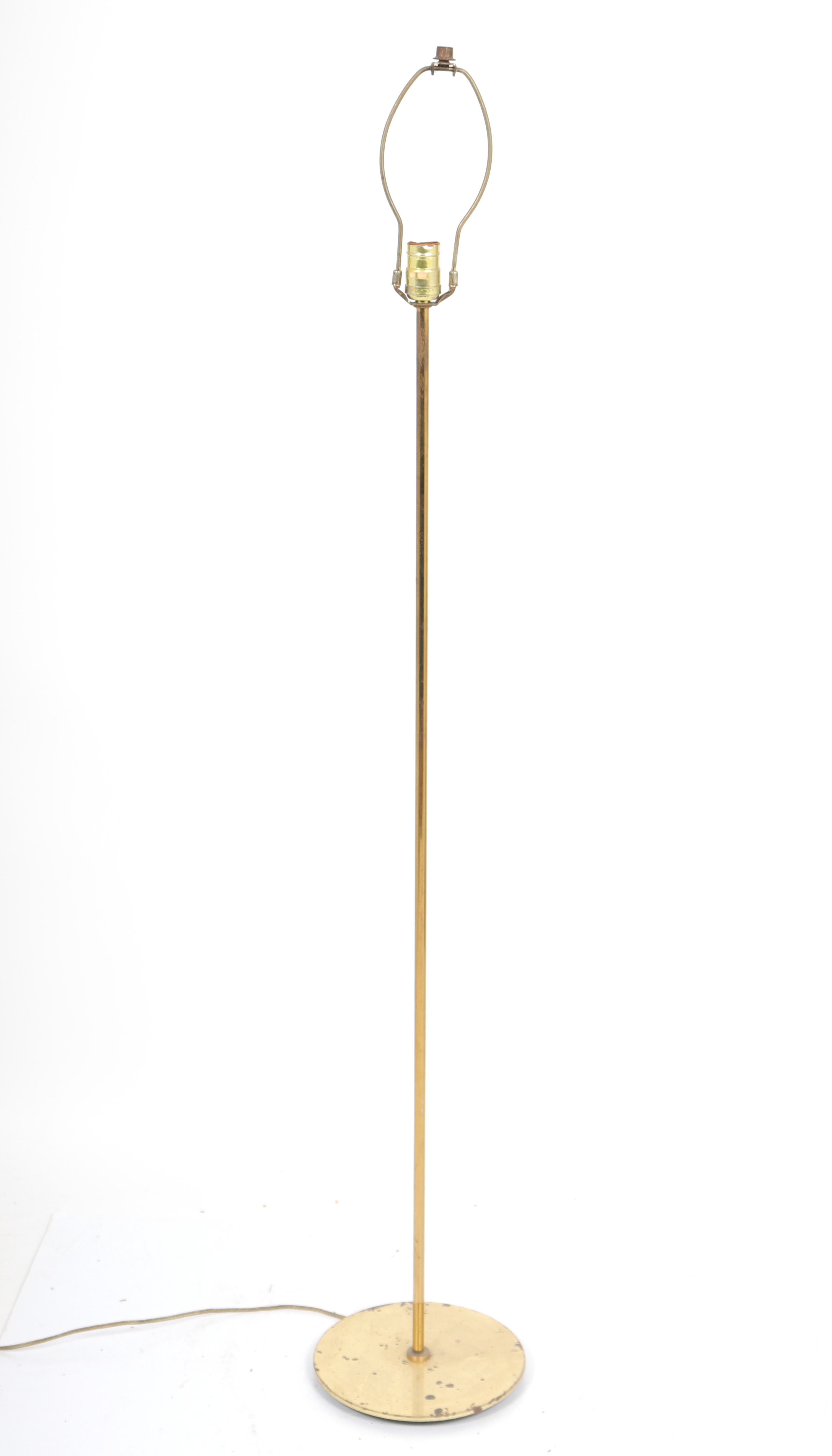 MID-CENTURY MODERN BRASS FLOOR LAMP